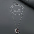 Retro Necklace Hip Hop Niche Moon Red Mushroom